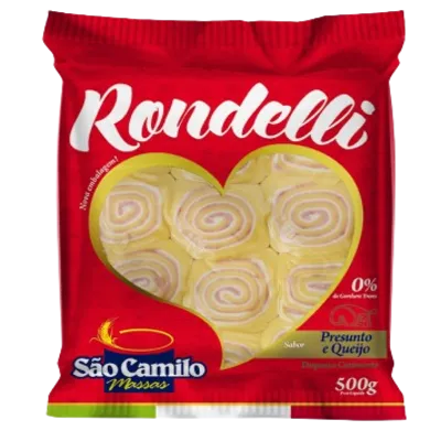 Rondelli Sabor Presunto e Queijo 500g